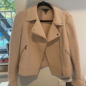 Ann Taylor Twill Moto Jacket